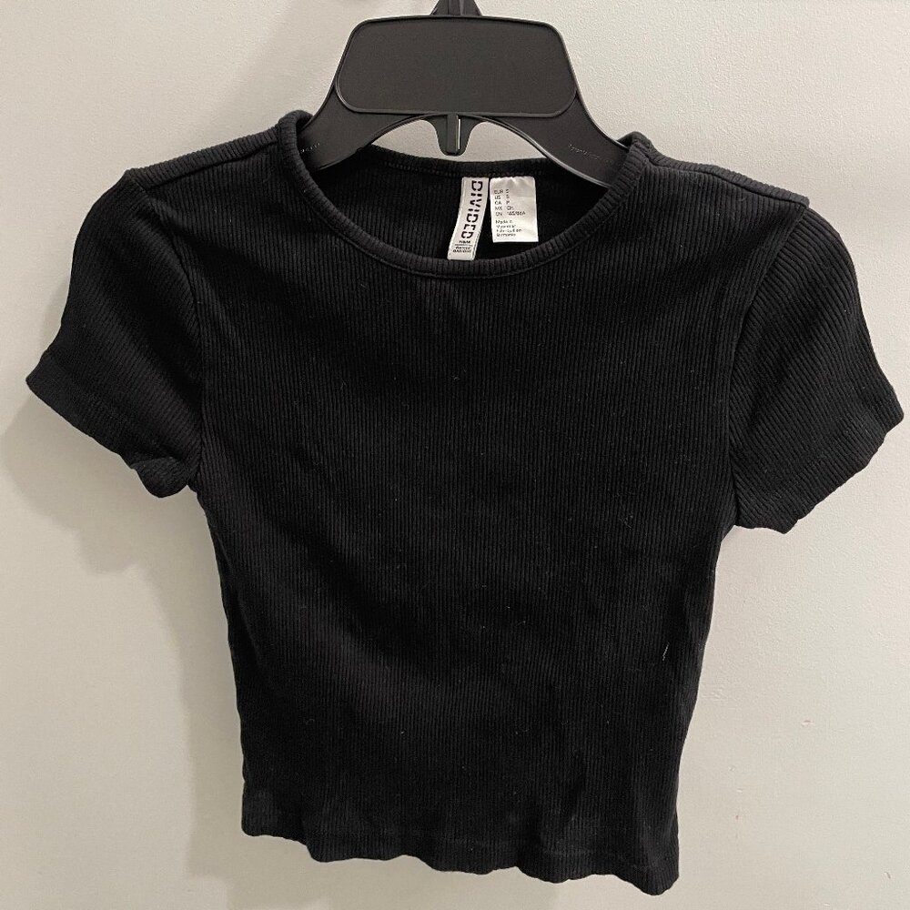 H&M Black Basic Tee